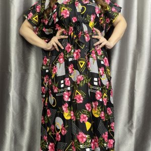China Linen Kaftan Maxi KAF123