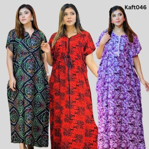 Long Kaftan Maxi Combo Pack of 3 (KAFT046)