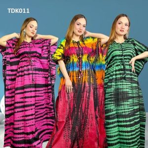 Tye Dye Batik Kaftan Maxi Combo Pack TDK011
