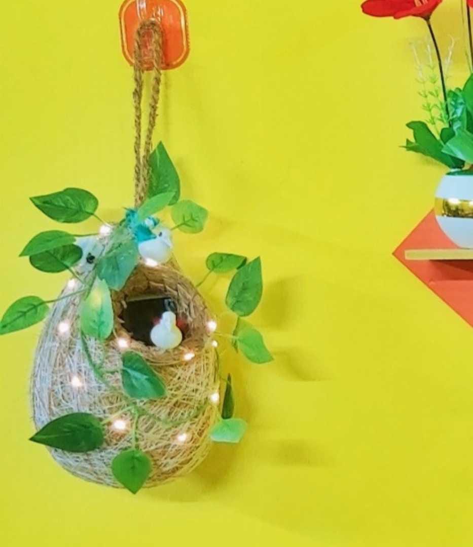 পাখির বাসা ( সাথে ঝুলানোর জন্য ১ পিস ওয়াল হুক) - Image 3