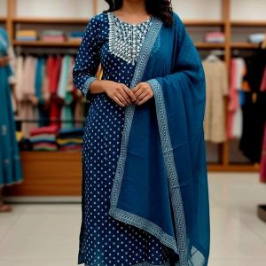 Three Piece  Cotton febrics