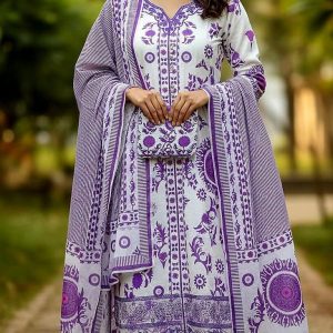 Three Piece  Cotton febrics