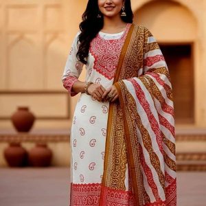 Three Piece  Cotton febrics