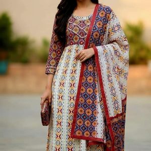 Three Piece  Cotton febrics