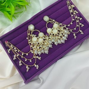 Antique Gold-Plated Floral Peacock Choker Se