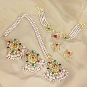 traditional bridal jewelry combo set