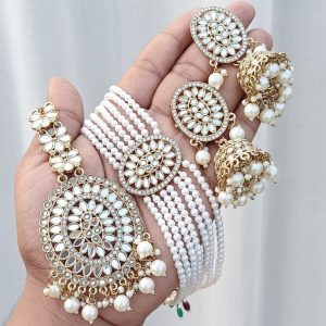 traditional Kundan jewelry set