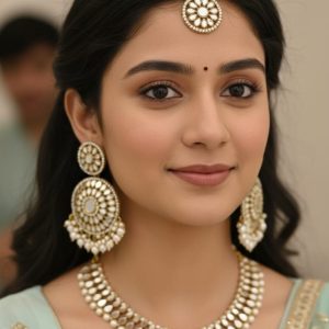 traditional Indian jewelry set, (