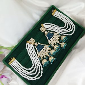 earrings are designed in a traditional Multani style