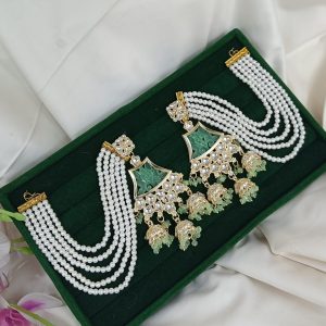 earrings are designed in a traditional Multani style