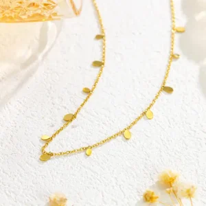 Waterdrop luxury necklace | stainless steel and color guaranteed