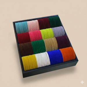 ভালোবাসার ভেলভেট চুড়ি বাক্স