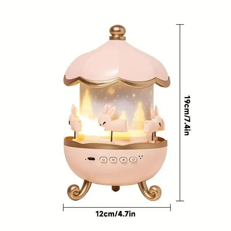 Bunny’s Carousel Night Light Projector” - Image 2