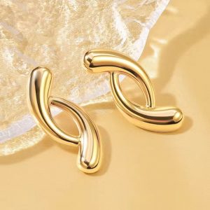 Temperament Simple Stainless Steel Gold