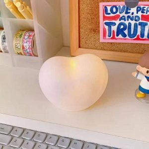 LED 3D Heart Small Night Light Cute Love Shaped Lantern Night Lamps Home Room Ornaments Light Decoration