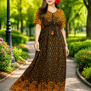 China Linen Kaftan Maxi KAF161