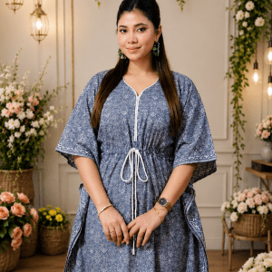 Premium Quality joypuri print cotton Kaftan Maxi KAF196