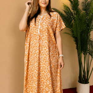 Premium Quality joypuri print cotton Kaftan Maxi KAF179