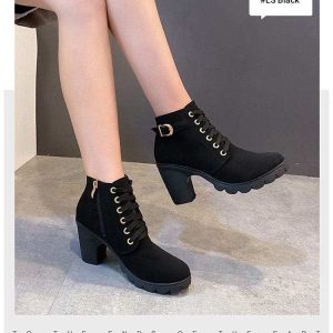 Thick Sole Comfort Boots