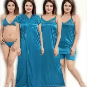 Style 6 Part Nighty Dress For Ladies