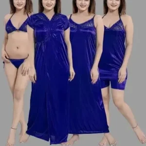 ❤️Style 6 Part Nighty Dress For Ladies❤️